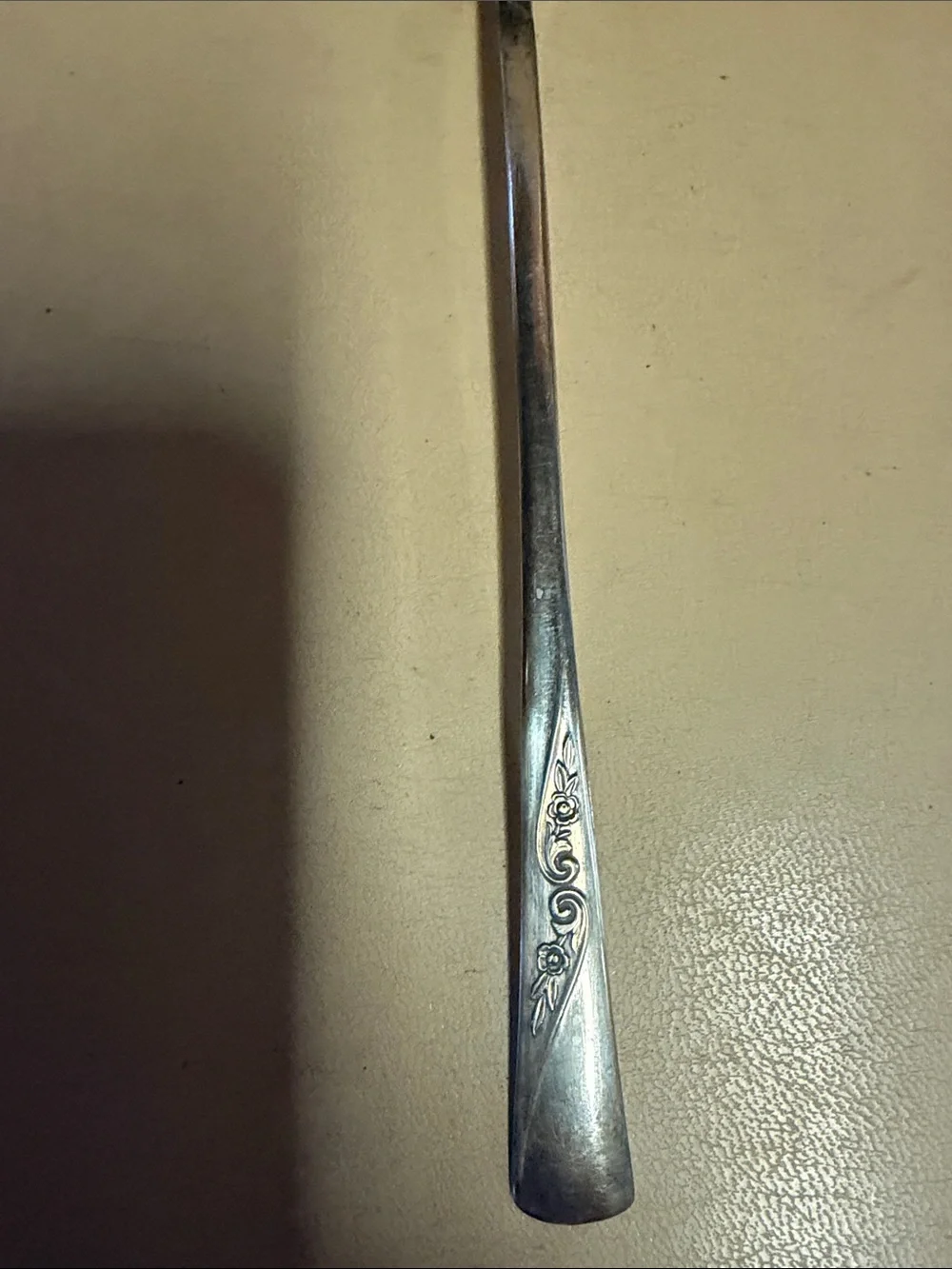 Long Handle Silver Tea Spoons - Set of 6